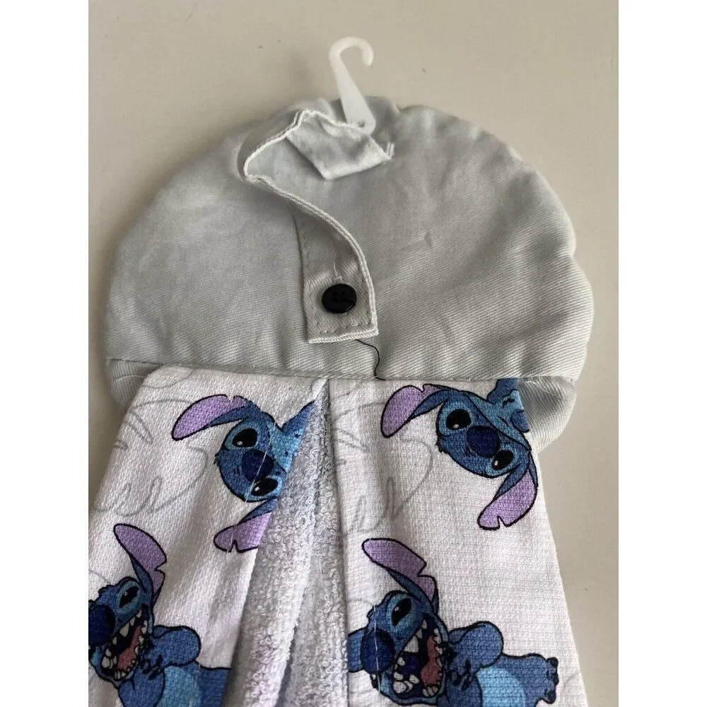 Disney Lilo Stitch‎ Kitchen Hanging Towel Ohana Means Family NEW